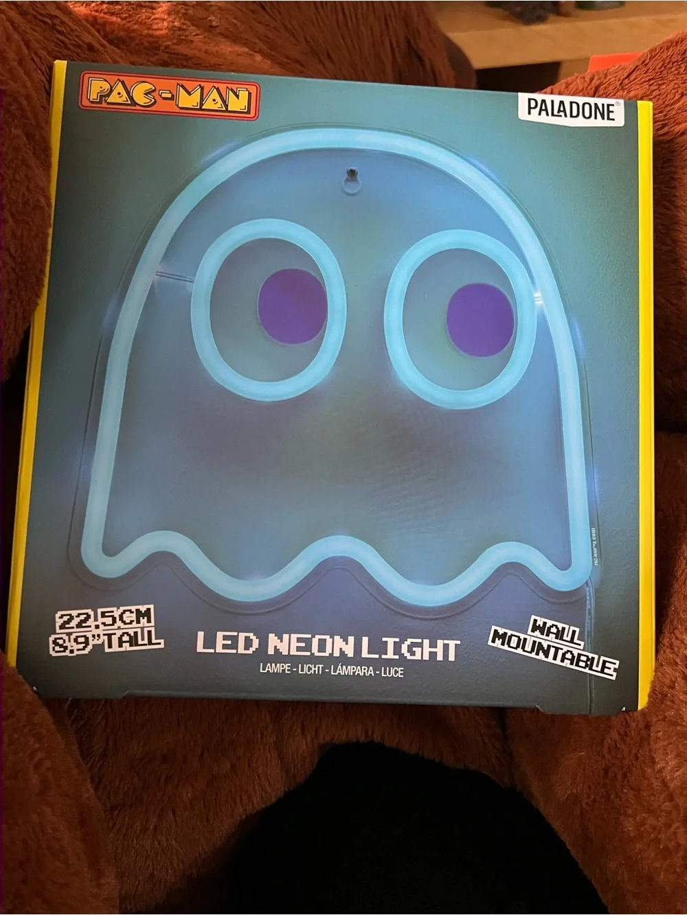 Pac-Man Blue LED Neon Ghost Light
